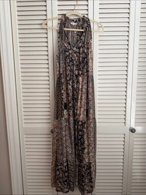 Paani Boho Floral Maxi dress in Multicolor